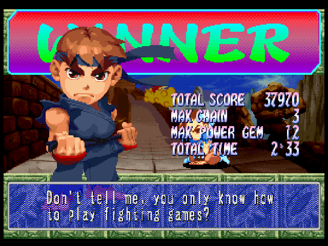 Puzzle & Action screenshot 2 for Sega Saturn